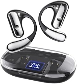 【2024業界新発想】Wisezone Q28 耳掛け式 イヤホン Bluetooth5.3 ワイヤレスイヤホン オープンイヤー型 Bluetooth イヤホン IPX7防水 最大40時間再生 OWSイヤホン 骨伝導イヤ