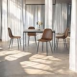 【Dining table】Features a clean Scandinavian style with an oak wood finish. 120 x 70 x 75 cm, ideal for contemporary or modern dining spaces, enhancing decor effortlessly.