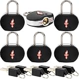 Safe Skies Keyed Alike Lock 6-Pack Black – TSA Approved for Travel
