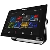 Raymarine Axiom 12 Fish Finder with Built in GPS, WiFi, Chirp Sonar and RealVision 3D with Navionics+, Black, 12