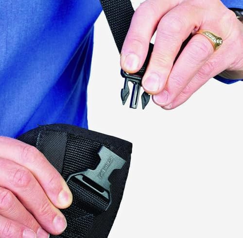 Neotech Holster Harness for Tuba, Baritone, Euphonium - Neoprene Material, Ambidextrous, Fully Adjustable, Comfortable Shoulder Strap, Protective Padding, 14" (Small Tuba) - Thumbnail 3
