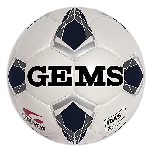 GEMS Pallone Calcio Olimpico Viper (Bianco Nero