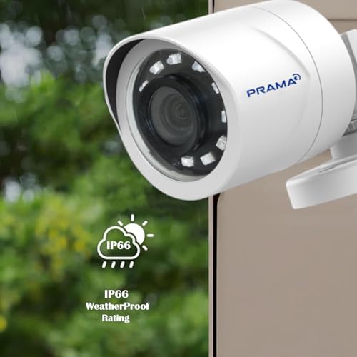 Image of PRAMA PT-HTD110E-IP 2MP Eco Bullet Camera, 2 MP high Performance CMOS, 1920 x 1080 Resolution, 3.6 mm Fixed Lens, Up to 20 m IR Distance, DNR, DWDR, Weatherproof IP66.