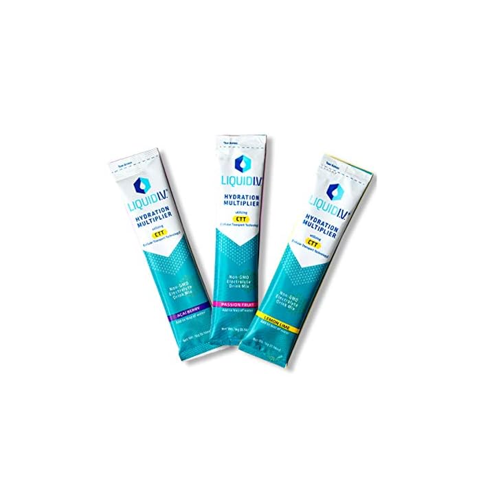 Buy Liquid IV Hydration Multiplier Variety Pack Electrolyte Powder (6