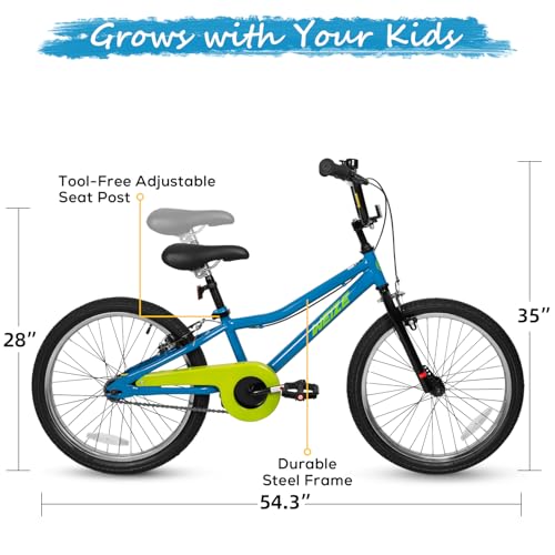 WEIZE Kids Bike 20 Inch Dark Blue