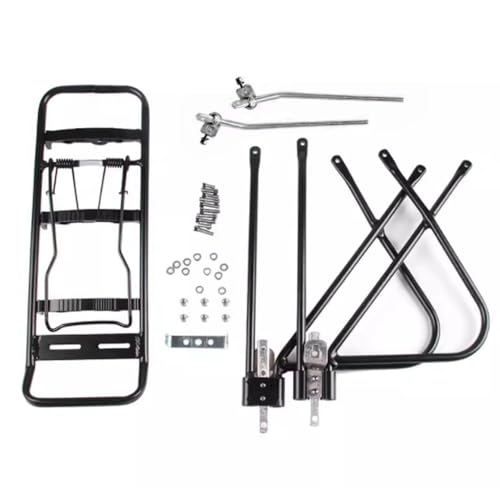 Bqpoling Bike Rear Cargo Rack Universal Adjustable Bicycle Rear Luggage Touring Carrier Racks 110 Lbs Capacity Quick Release Mountain Road Bike Rack For 24 Inch-27.5 Inch And 700C Frames thumb #5