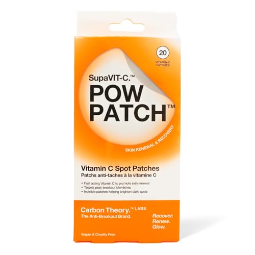Patchs anti-imperfections au réveil : le soin de nuit Carbon Theory vitamine C éclat du teint