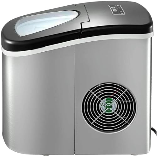 Máquina automática de hielo 12KG acero inoxidable miniatura 3