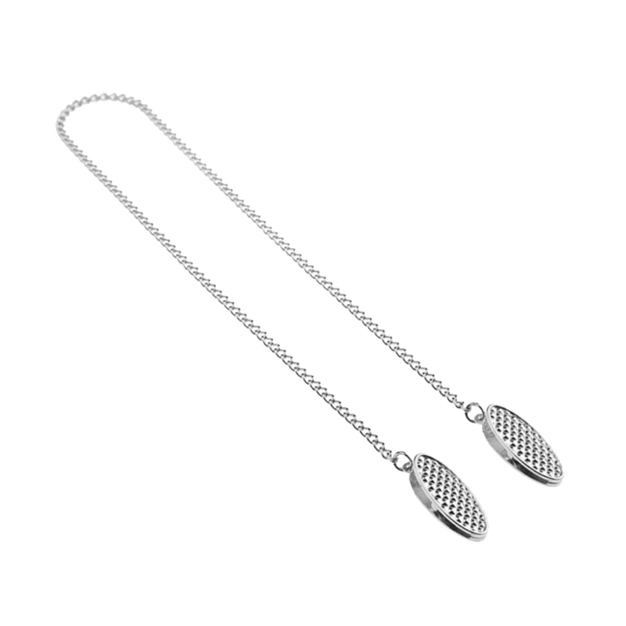 PRETYZOOM 3pcs Napkin Clips Napkin Bib Holder Clip Napkin Holder Chain Silver for Restaurant Home