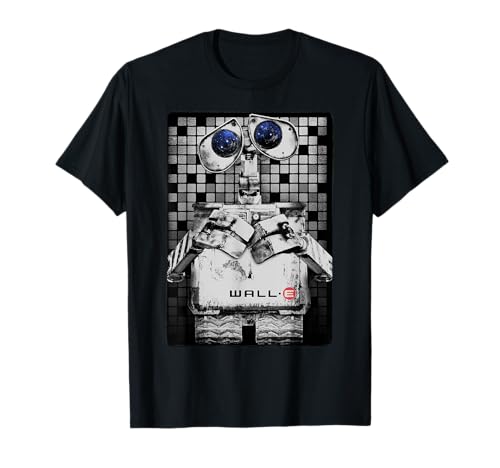 Disney Pixar Wall-E Tile Portrait Graphic Camiseta Camiseta