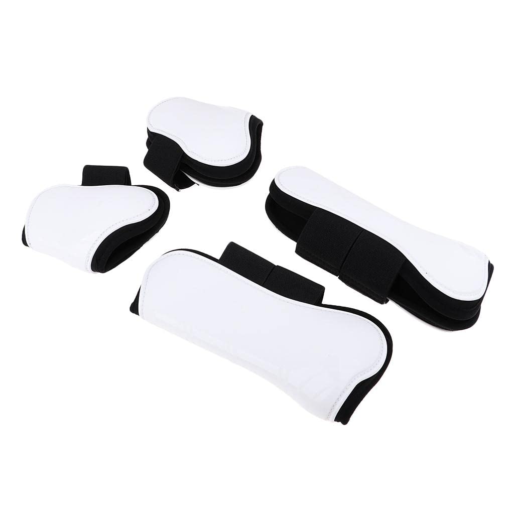 Botas Protectoras para Tendones de Caballo de 4 Piezas, Polainas de Equitación, Botas de para Caballos, Botas para El Cuidado de Los Cascos,