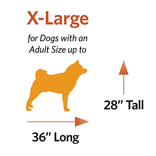 Orthopedic Dog Bed W/ Removable Dog Bed Cover Ft. Teflon Fabric Protector, Xl Dog Breed, 36 X 48 Inch, Brown / White Geometric Pattern #TOP4