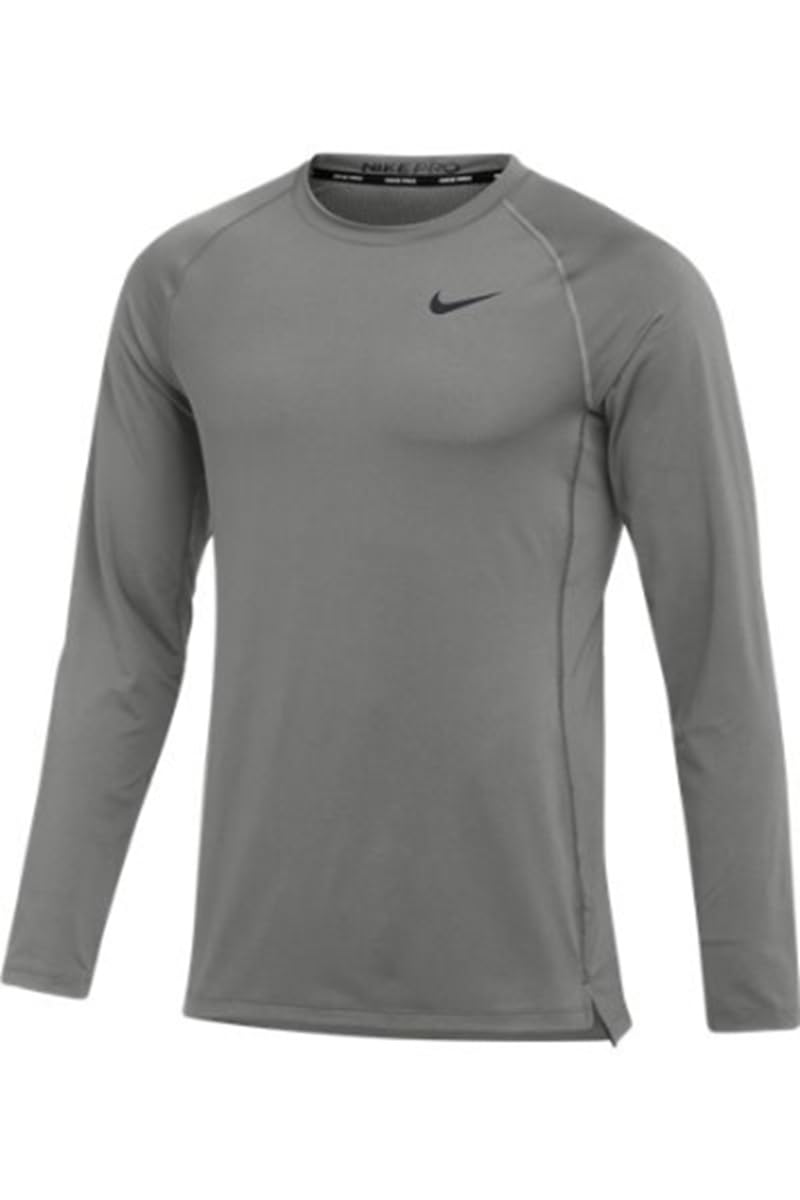 Nike Mens Pro Slim Long Sleeve Training Top, Grey, Small