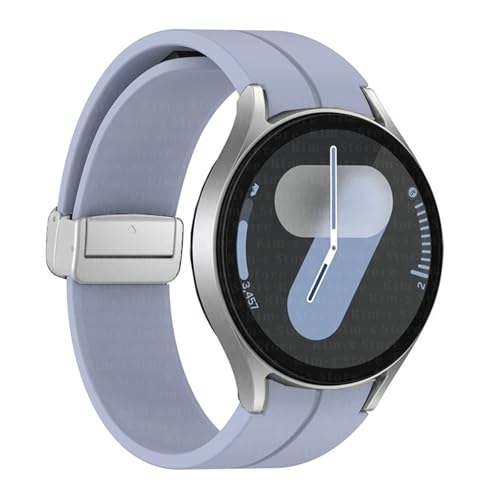 Bracelet Samsung Galaxy Watch 5 Pro silicone bleu clair boucle magnétique S
