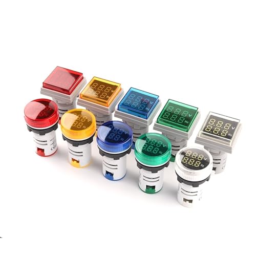 Affichage numérique tension Hz mètre 22mm indicateur de fréquence alternatif AC 50-500V - 7