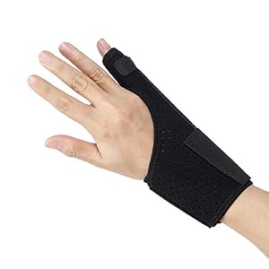 Ultrafun Finger Schiene mit Handgelenkstütze