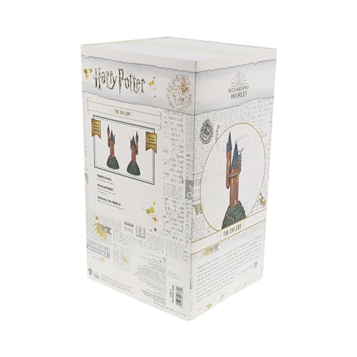 Image of Department 56, Glass Stone Harry Potter Village the Owlery Lit Building, 10.63 Inch, Multicolor