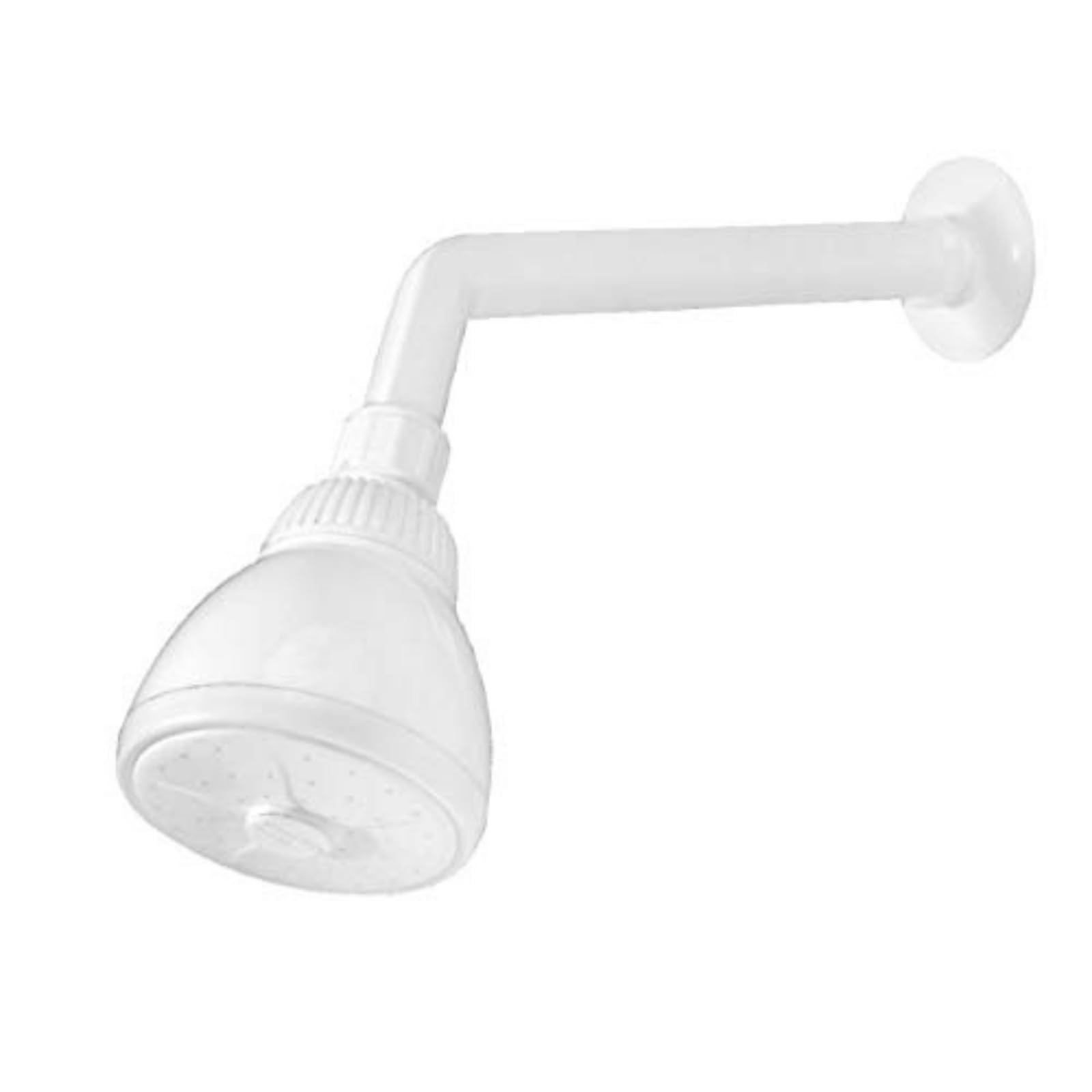 NEW WARE PVC Overhead Shower Complete Set with Round Shower Arm - Durable and Easy-to-Install Bathroom Fixture (B08H2JHJYY) Amazon Price History, Amazon Price Tracker
