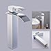 BONADE Grifo mezclador monomando, de cascada, para lavabo (baño)
