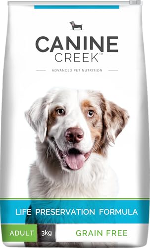 Image of Canine Creek Ultra-Premium Adult Dry Dog Food 3kg | Chicken Flavour | Healthy Muscle Development | Dental Health | Healthy Immune System | Long & Healthy Life