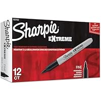 12-Count Sharpie Extreme Permanent Markers, Fade Resistant (Fine Point, Black) only .44-.97: eDeal Info