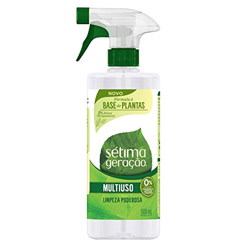 Sétima Geração Limpador Multiuso Spray Fragrância Natural Limpeza Poderosa 500Ml