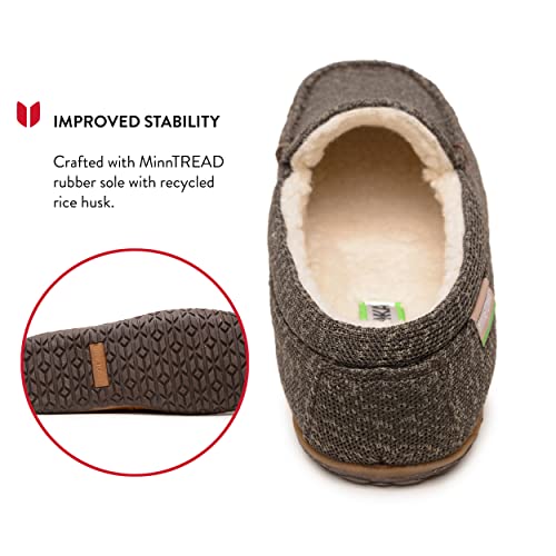 Minnetonka Men’s Ecowise Elm - Slip-On Casual Loafers Designed with Recycled Berber Lining, Removable Contoured Footbed, MinnTREAD Rubber with Rice Husk Sole, and Repurposed Fabric Upper4