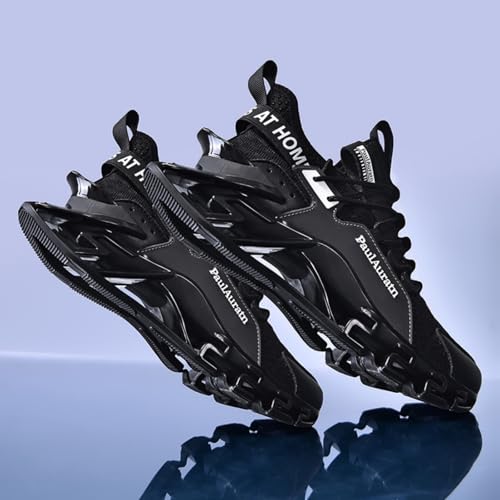 Men's Big - Size Blade - Style Running Shoes. Mesh Upper for Breathability, Shock - Absorbing Design, Lightweight and Trendy, Ideal for Spring and Summer Sports.3