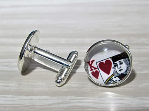 Mancuernillas King of Hearts para Hombre miniatura 4