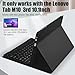 Case with Keyboard for Lenovo Tab M10 (3rd Gen) 10.1", Wireless Detachable Bluetooth Keyboard with Protective Cover for Lenovo Tab M10 3rd Gen 10.1 Inch 2022 (TB-328FU/TB-328XU) Tablet, Black