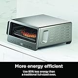 Ninja Flip Toaster Oven&Air Fryer, 8-in-1 Functionality, Flip Up&Away Capability for Storage Space, LargeCapacity, Air Fry Basket, SheetPan, Wire Rack&Removable Crumb Tray, Stainless,1800 watts, SP151