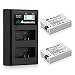 Produktbild Powerextra Wiederaufladbarer Canon-Ersatzakku LP-E8 für Canon Rebel T3i, T2i, T4i, EOS 600D, 550D, 650D, 700D, Kiss X5, X4, X6, LC-E8E, 7,4 V, 1800 mAh, 2 Stück