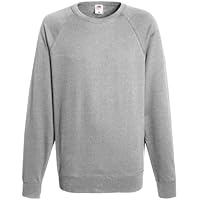 Fruit Of The Loom - Sudadera de raglán con cuello redondo y