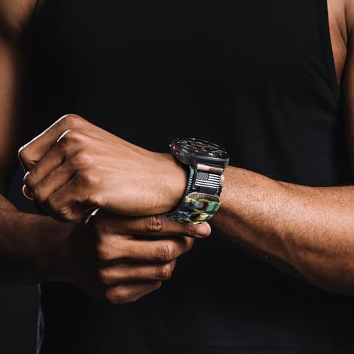 MOFREE Compatible with Samsung Galaxy Watch Ultra 47mm Band (2024),Rugged Nylon Woven Loop Sport Adjustable Strap Replacement Wristband for Samsung Galaxy Watch Ultra Bands for Men