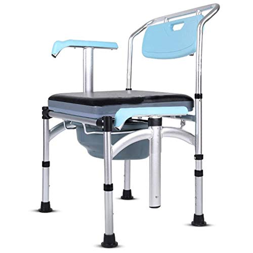 MASP Bedside Commode Elderly Person Commode Chair - Bath Chair Potty Chair Mobile