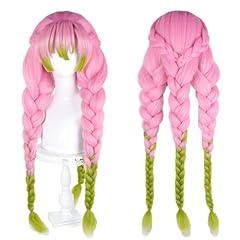 Pink and Green Wig