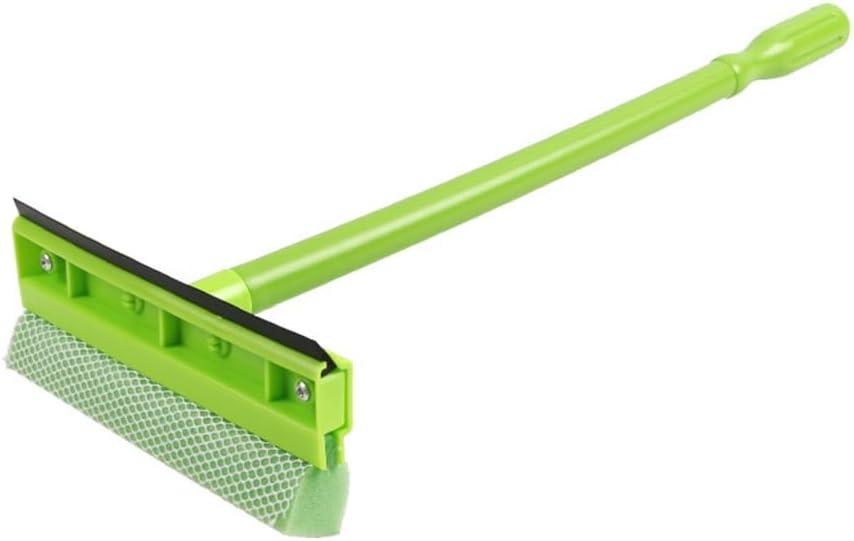 Multifunctional Glass Wiper Sponge Double-Sided Solid Long Handle Window Scraper Cleaning
