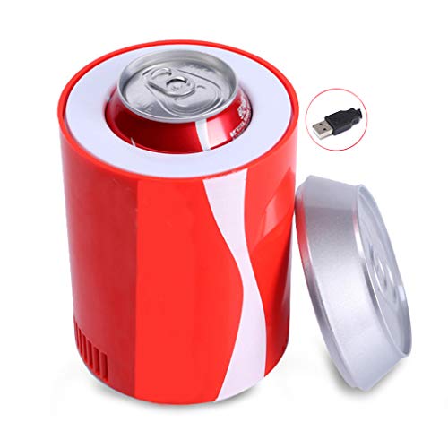 Tragbarer Kühlschrank Mini-Kühlschrank Getränk 22 ° Unter Umgebungstemperatur und Wärmerer Drogenkühlschrank Unterstützung USB Power Bank