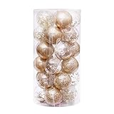 achtskugeln Baumkugeln Baumschmuck Set 40mm 50mm 60mm 70mm Farbe: Berry Weihnachtskugeln Bronze 101 Christbaumschmuck Aufhänger Christbaumkugeln für den Weihnachtsbaum Weihnachtsbaumschmuck Weihnachtsbaumkugeln Weihnachten Etiketten An