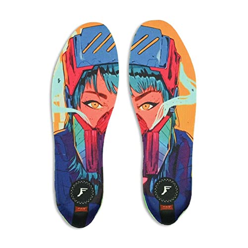 Image of FP Kingfoam Elite Insoles-Shock Absorbing, Pain Relief, Arch Support, Heel Cup Protection, Trim-to-Fit Shoe Inserts for Impact & Comfort | Elite Hi Classic | Small (M 3-8 / W 5-10)