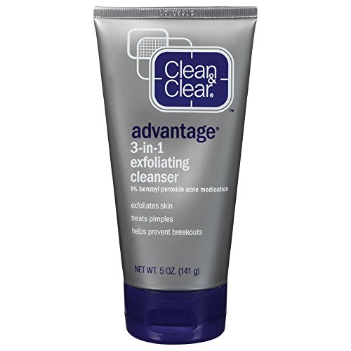 clean and clear exfoliating cleanser