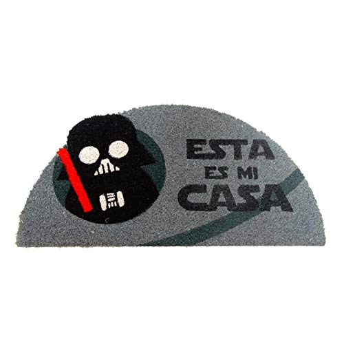 KOOK TIME Koko Doormats Felpudo semicircular de Star Wars para Entrada de...