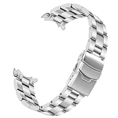 Bracelet montre acier inoxydable 22mm 20mm noir argent boucle déploiement incurvée