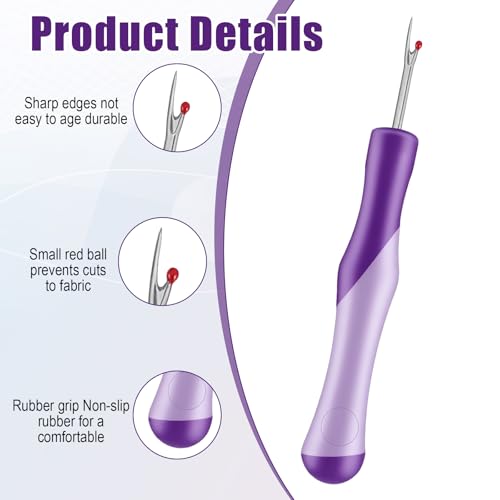 Seam Ripper, Needle and Thread Seam Rippers, Seam\' Ripper and Thread Remover, Stitch Remover Unpicker Tool, for Hand Sewing, Crafts and Knitting Seam\' Removers