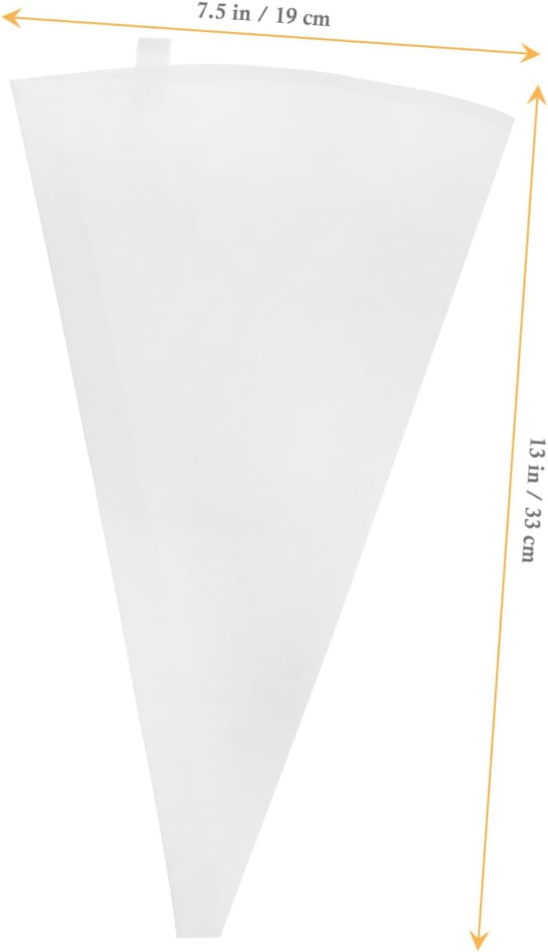 Reusable Cotton Canvas Pastry Bags Set of 2 for Cake Decorating