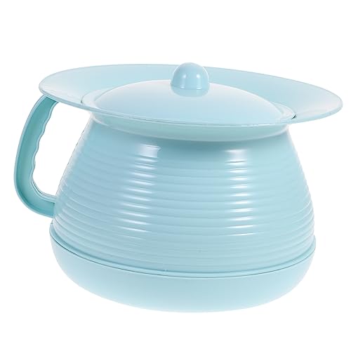 SHOWERORO Plastic Urinal for Kids Portable Camping Toilet Potty Training Large Capacity Odor-Free Lid Easy to Carry