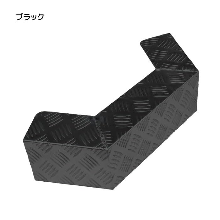 アルミ縞板　スペアタイヤカバー　ダイハツ　ハイゼット用　シルバー/マットブラック Amazon | メタルテック 軽トラック リア スペアタイヤカバー アルミ縞