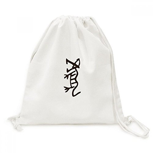 Sac cordon tigre zodiaque chinois en toile contre sacs lourds