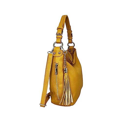 Annalisa Shoulder Bag, Genuine Leather Made in Italy2
