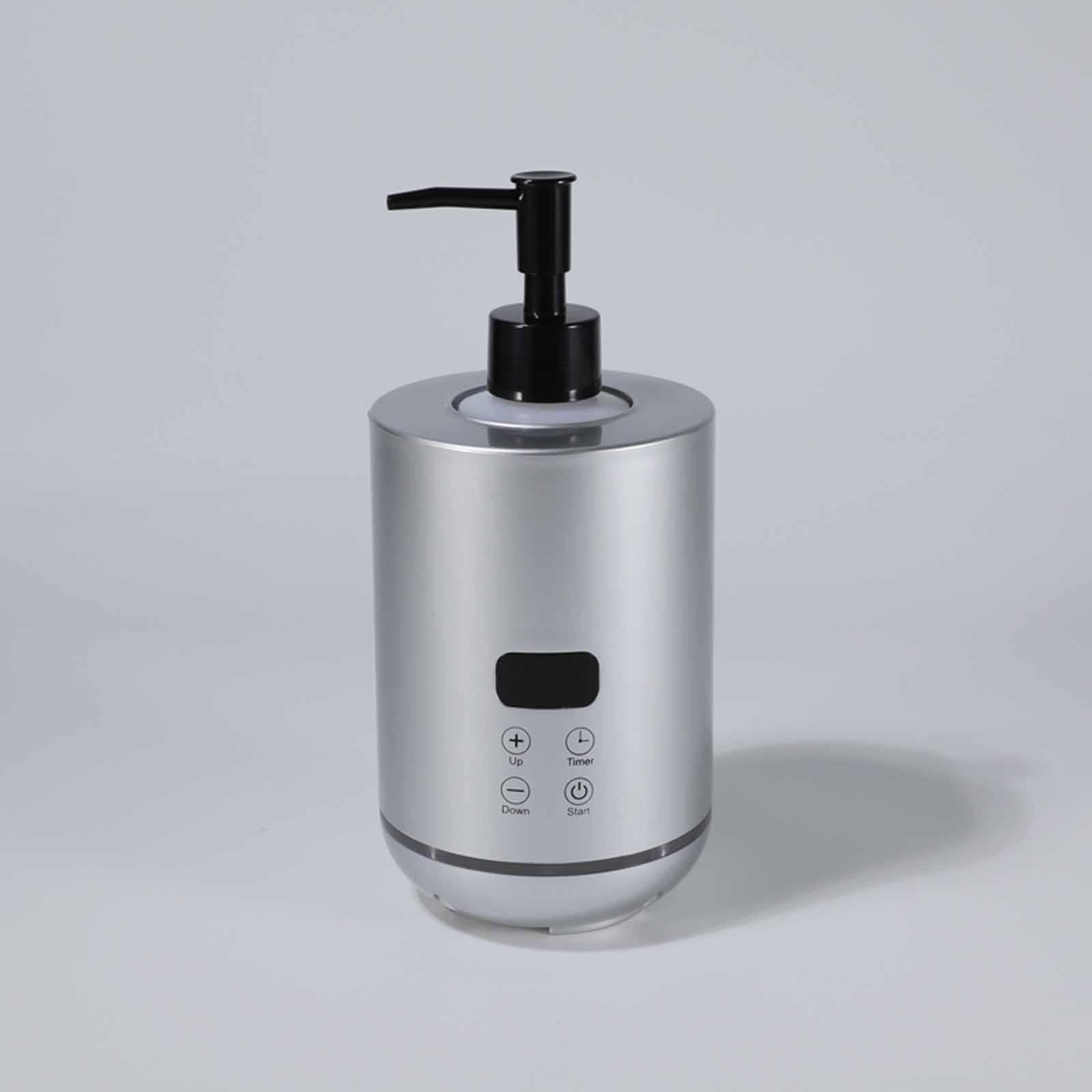 3 Pièces Chauffe-huile de Massage Électrique Chauffe-bouteille Chauffe-lotion et Crème avec Écran LED et Minuterie Intégrée Approprié pour Le Spa et, Argent